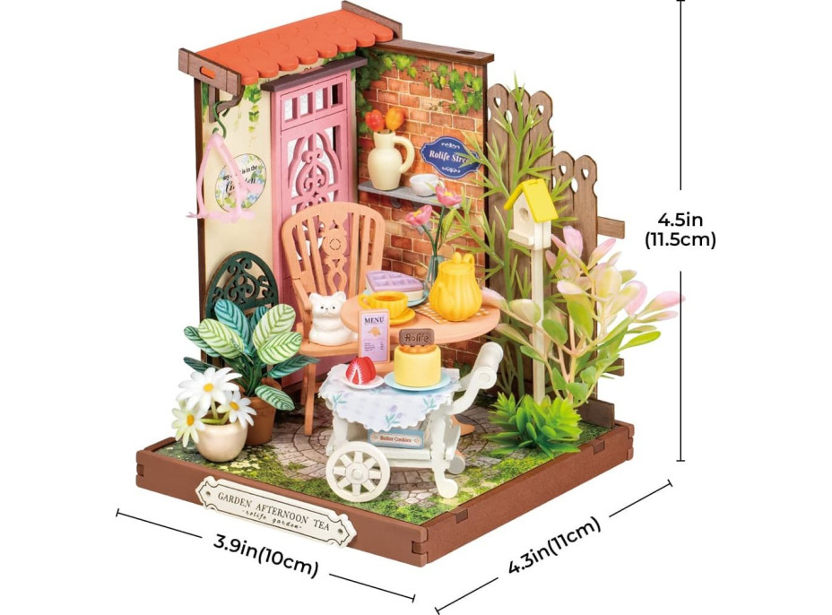 ROBOTIME Rolife DIY House: Čajový koutek 76 dílků