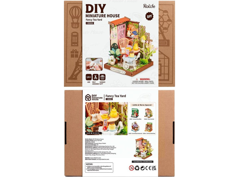 ROBOTIME Rolife DIY House: Čajový koutek 76 dílků