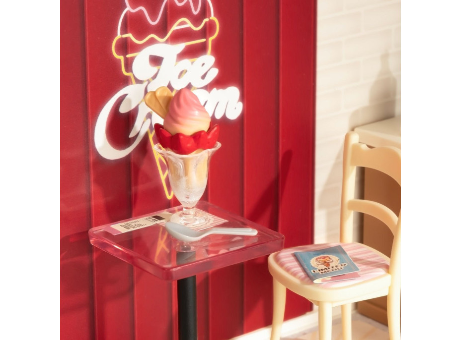 ROBOTIME Rolife DIY House: Zmrzlinárna s LED osvětlením 144 dílků