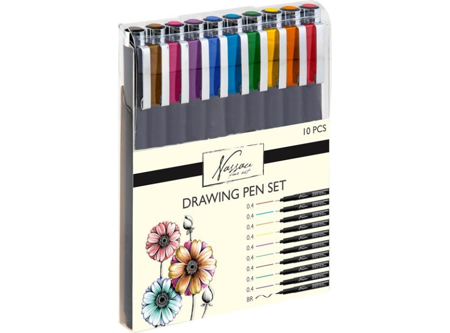 GRAFIX Sada barevných linerů 10ks