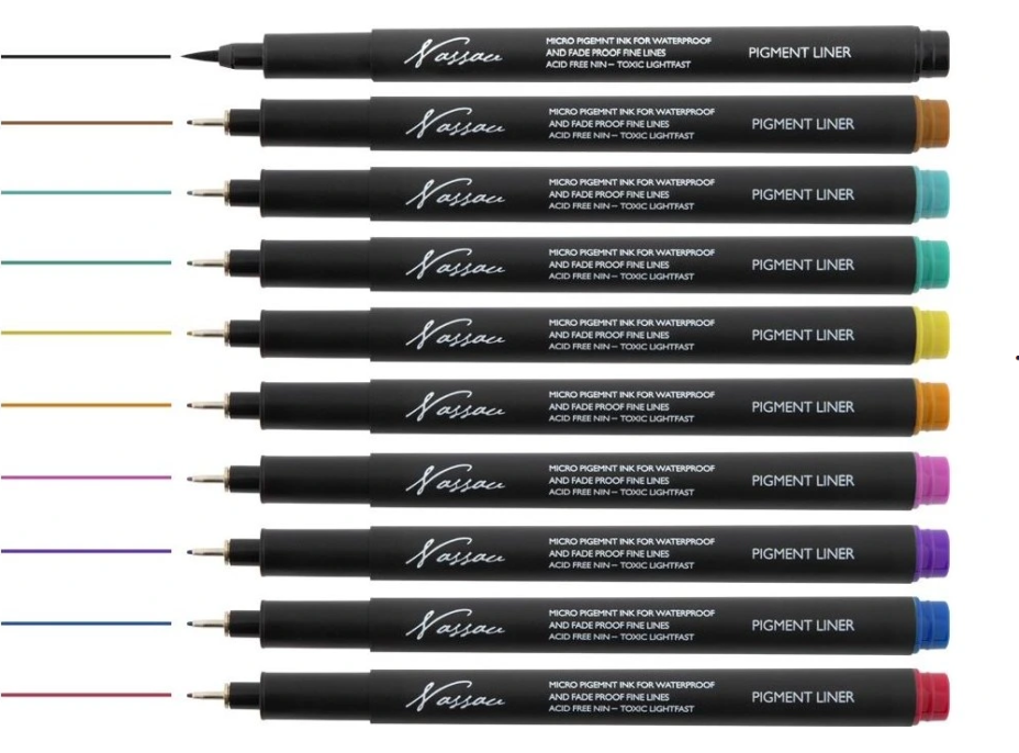 GRAFIX Sada barevných linerů 10ks