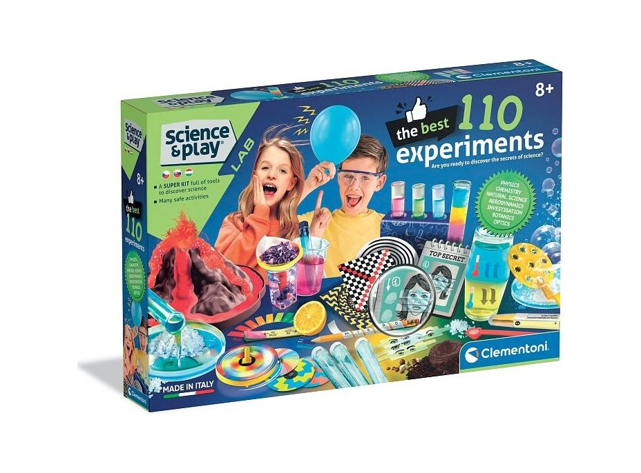 CLEMENTONI Science&Play Laboratoř: 110 nejlepších experimentů