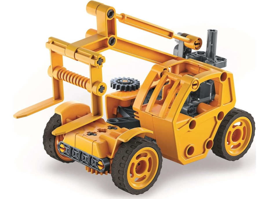 CLEMENTONI Science&Play Mechanická laboratoř Vysokozdvižný vozík