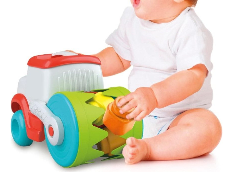 CLEMENTONI Soft Clemmy Vkládací senzorický nakladač s kostkami