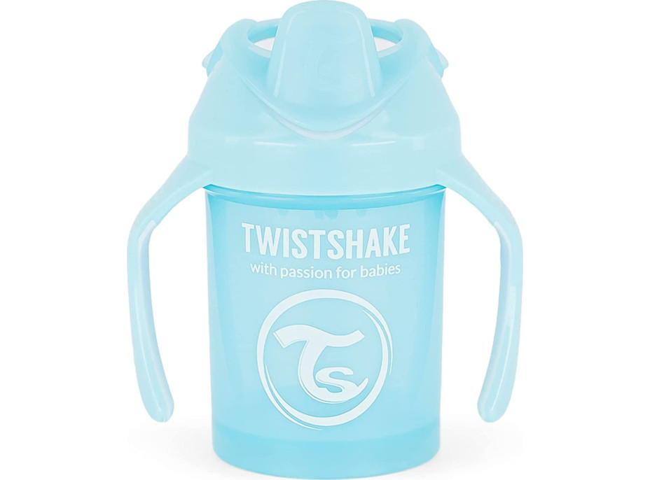 TWISTSHAKE Mini Cup Učící netekoucí hrnek 230ml Modrý