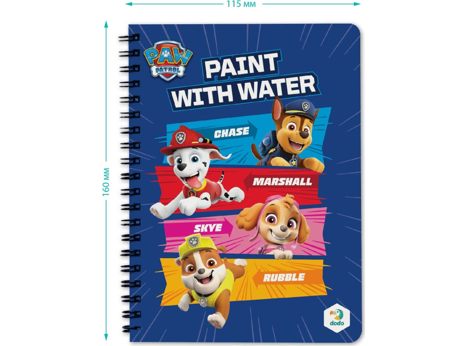 DODO Vodní malování Tlapková patrola