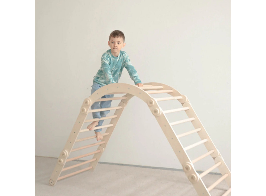 BusyKids Velká skládací lezecká sestava nelakovaná