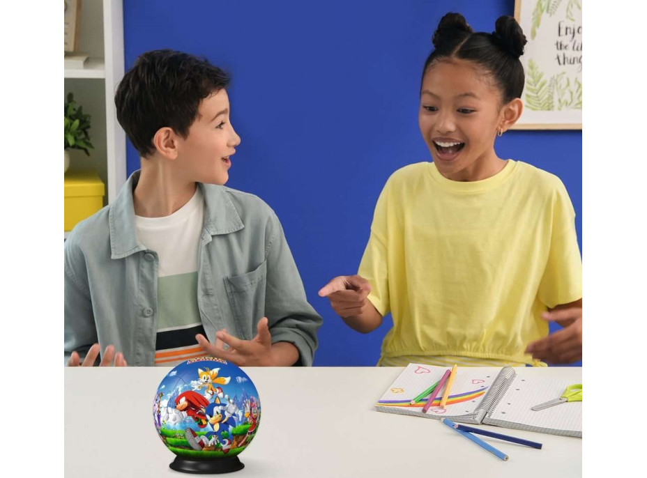 RAVENSBURGER 3D Puzzleball Sonic 72 dílků