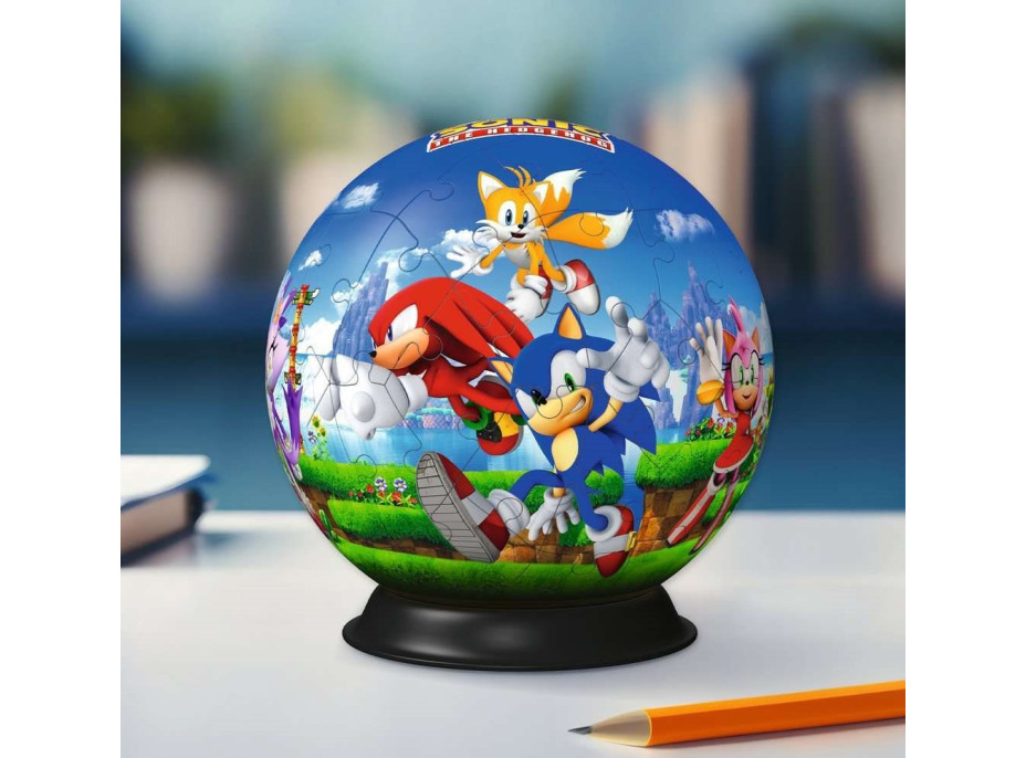 RAVENSBURGER 3D Puzzleball Sonic 72 dílků