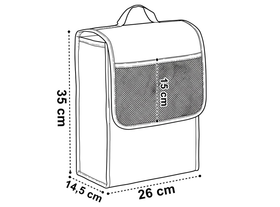 Organizér do kufru 4wheelz MONTERO