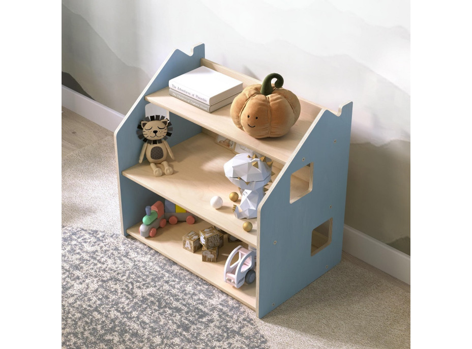 BusyKids Police na hračky modrá