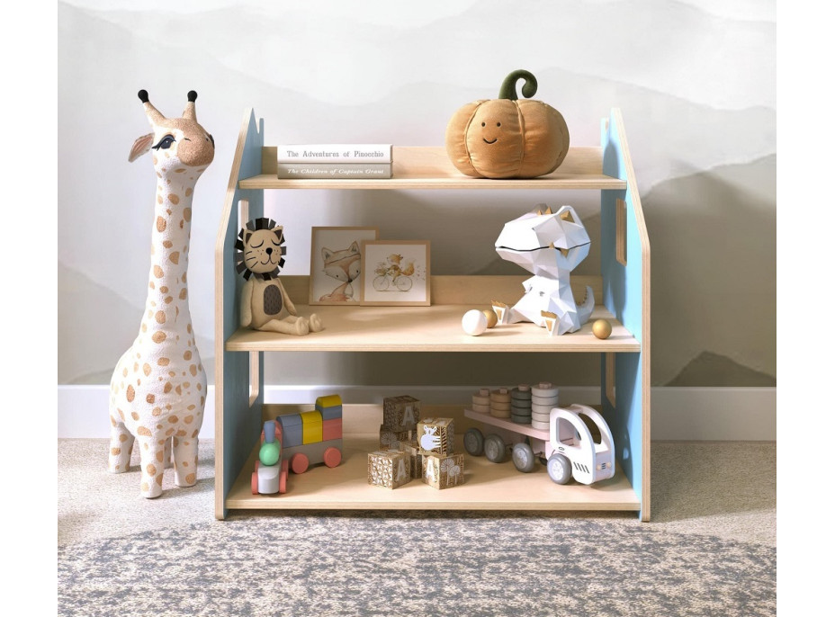 BusyKids Police na hračky modrá