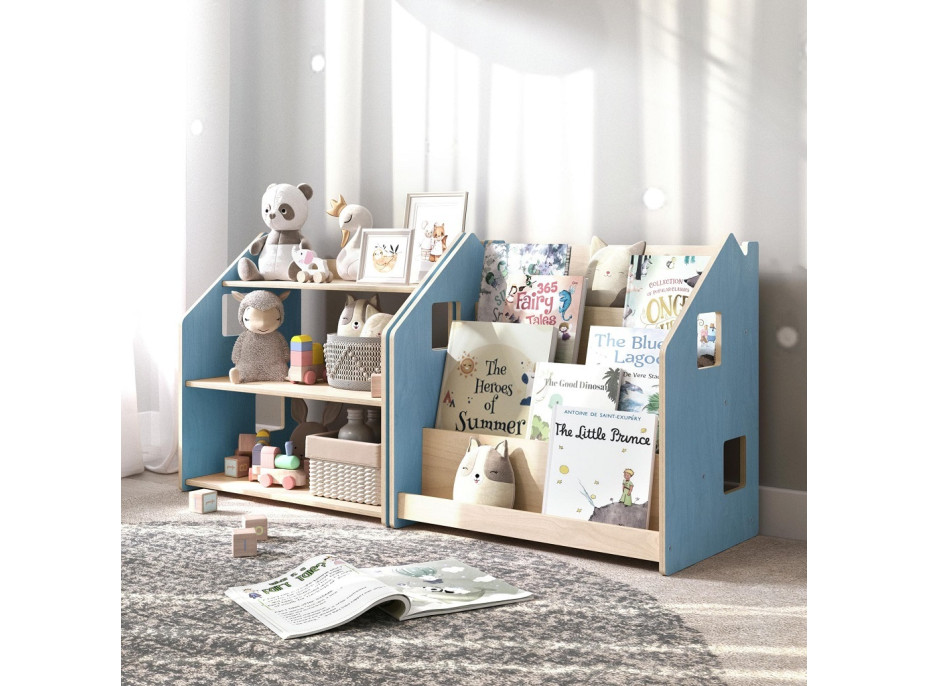 BusyKids Police na hračky modrá