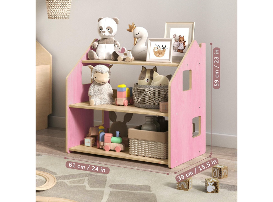 BusyKids Police na hračky růžová