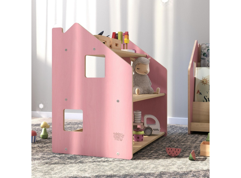 BusyKids Police na hračky růžová