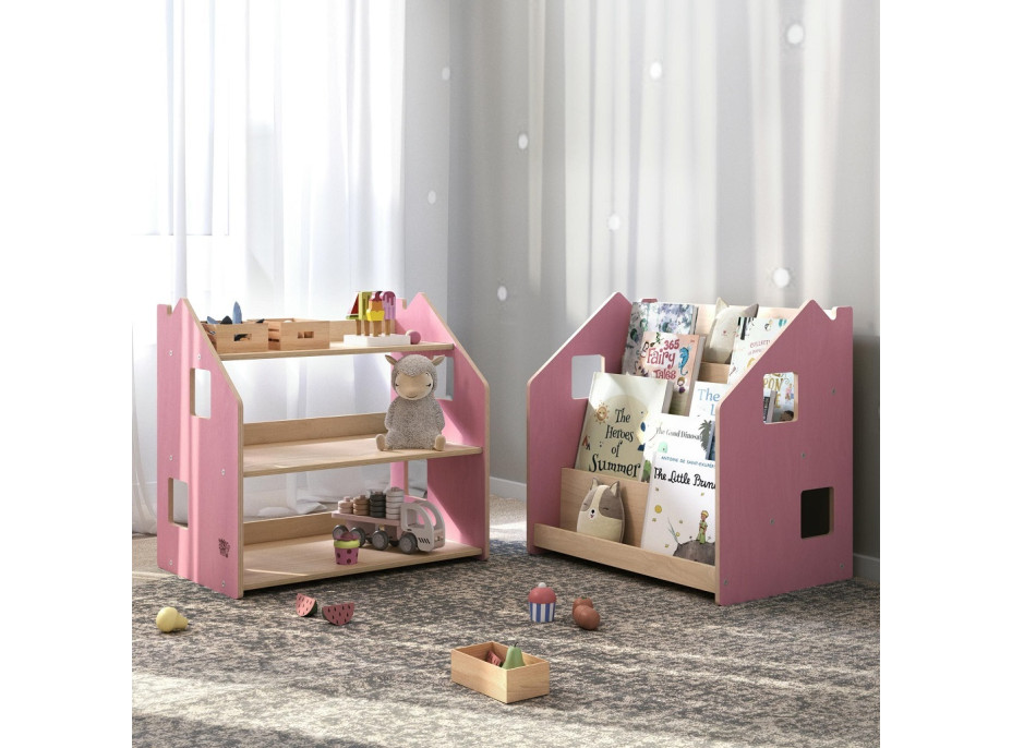 BusyKids Police na hračky růžová