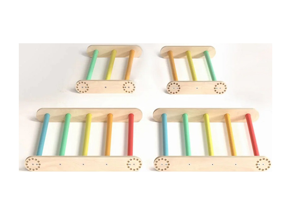 BusyKids Malá skládací lezecká sestava duhová