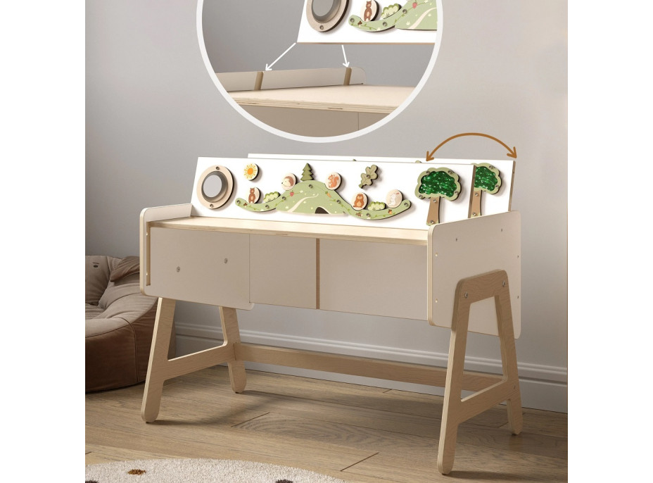 BusyKids Police na hračky/stůl LILU