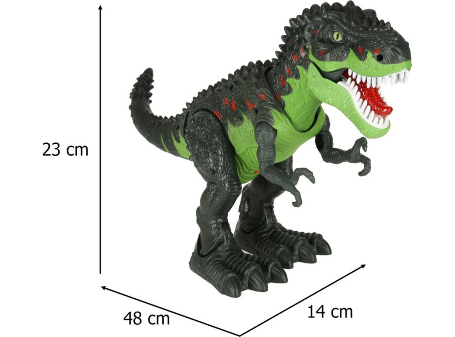 Chodící dinousaur T-REX se zvukem