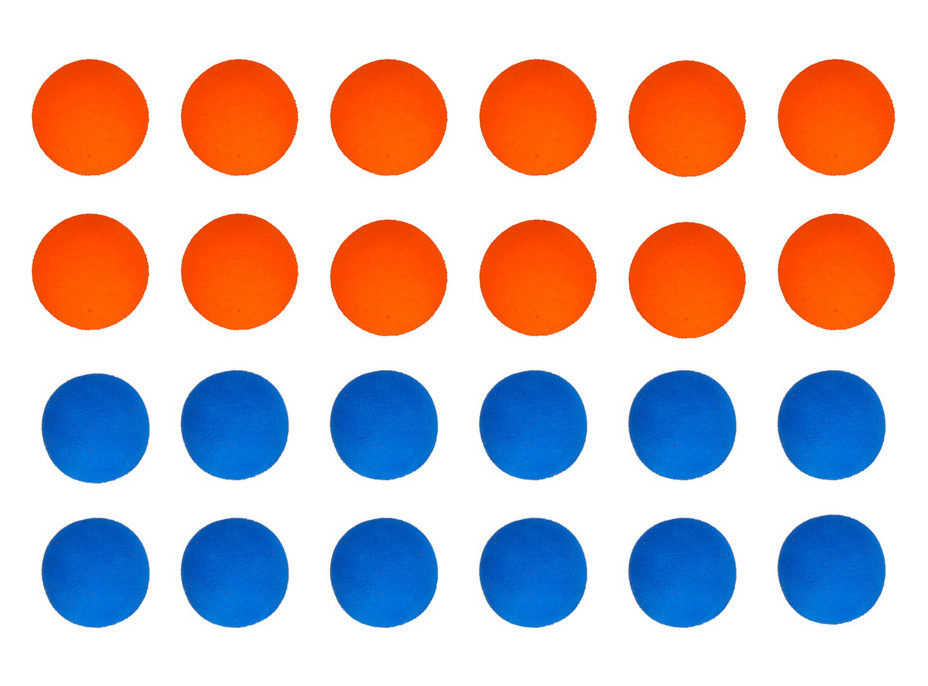 Arkádová hra - Hladový robot - set 2 pistole + míče