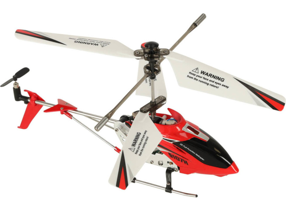 SYMA S107H RC vrtulník 2,4GHz RTF - červený