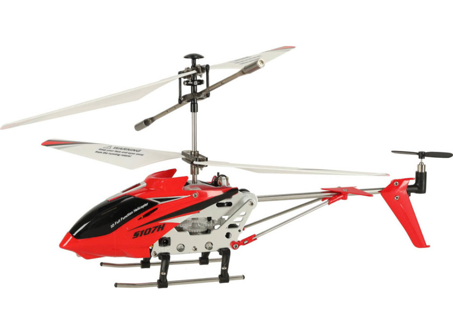 SYMA S107H RC vrtulník 2,4GHz RTF - červený