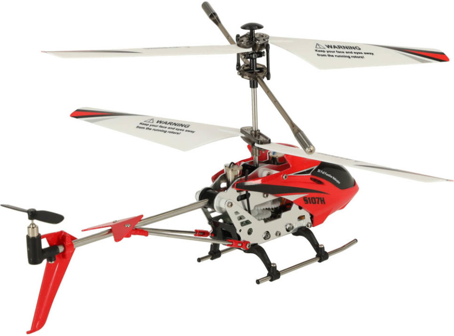 SYMA S107H RC vrtulník 2,4GHz RTF - červený