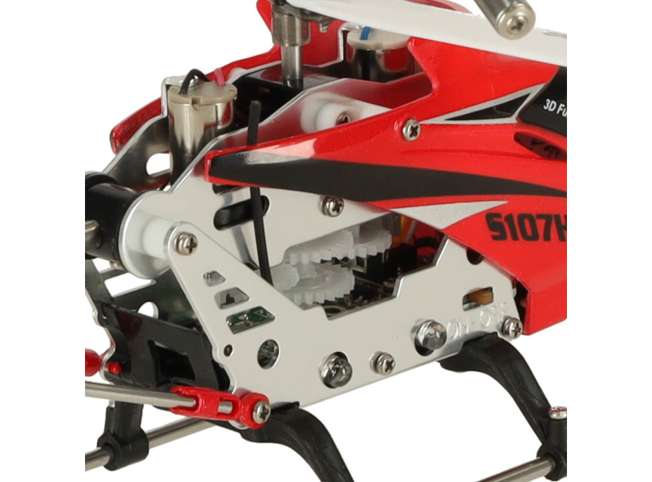 SYMA S107H RC vrtulník 2,4GHz RTF - červený