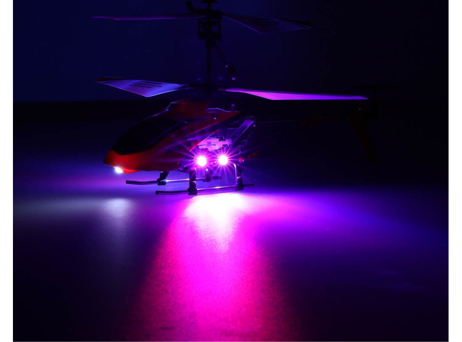 SYMA S107H RC vrtulník 2,4GHz RTF - červený