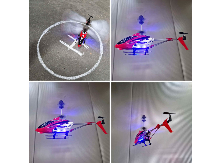 SYMA S107H RC vrtulník 2,4GHz RTF - červený