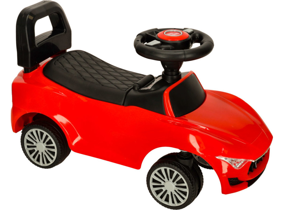 Odrážedlo se zvukem a světly - Autíčko - červené