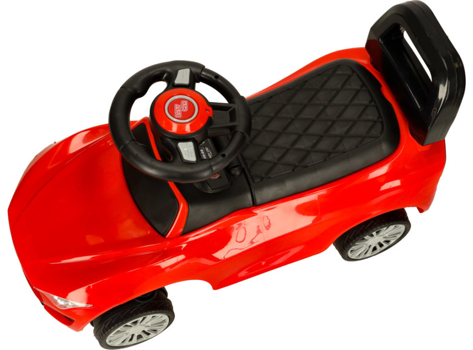 Odrážedlo se zvukem a světly - Autíčko - červené