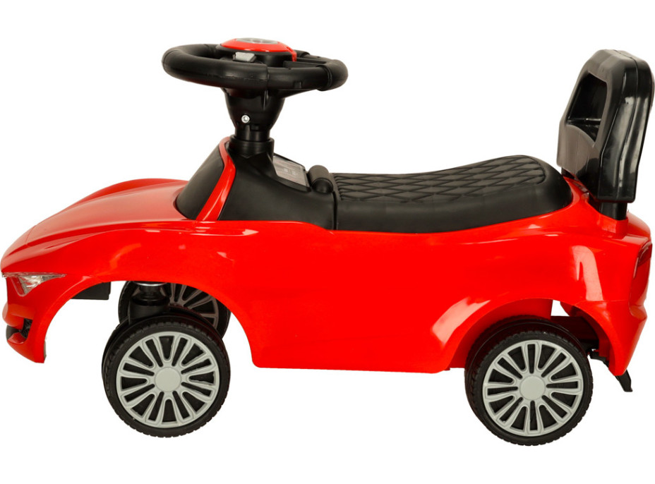 Odrážedlo se zvukem a světly - Autíčko - červené