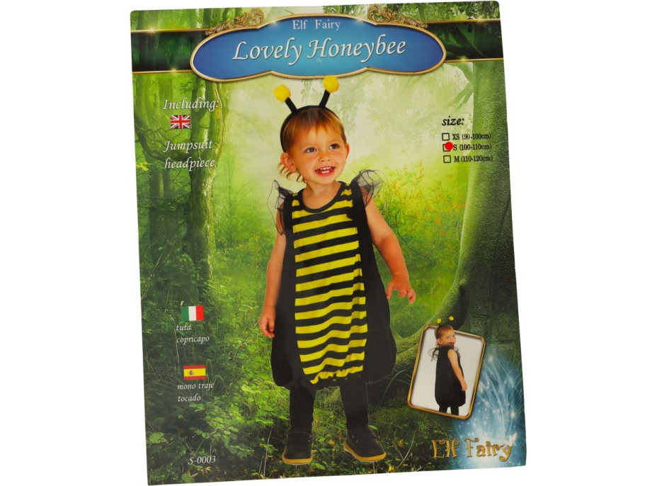 Karnevalový kostým - Včelka - velikost S