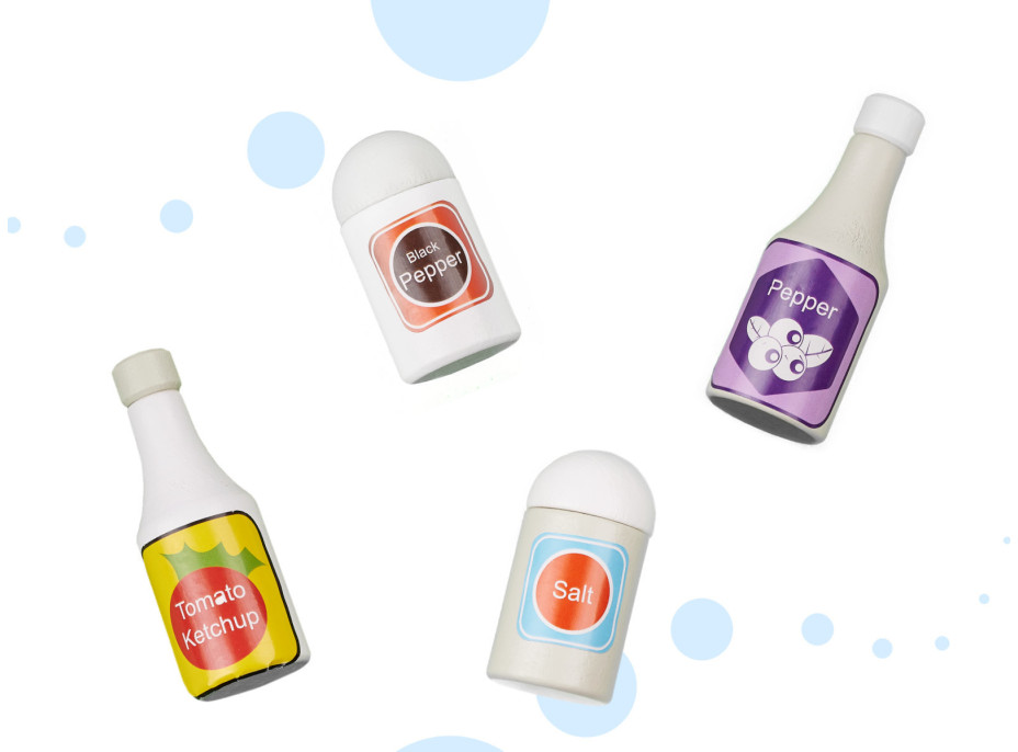 Dětská dřevěná kuchyňka MDF MODERN CLASSIC + příslušenství