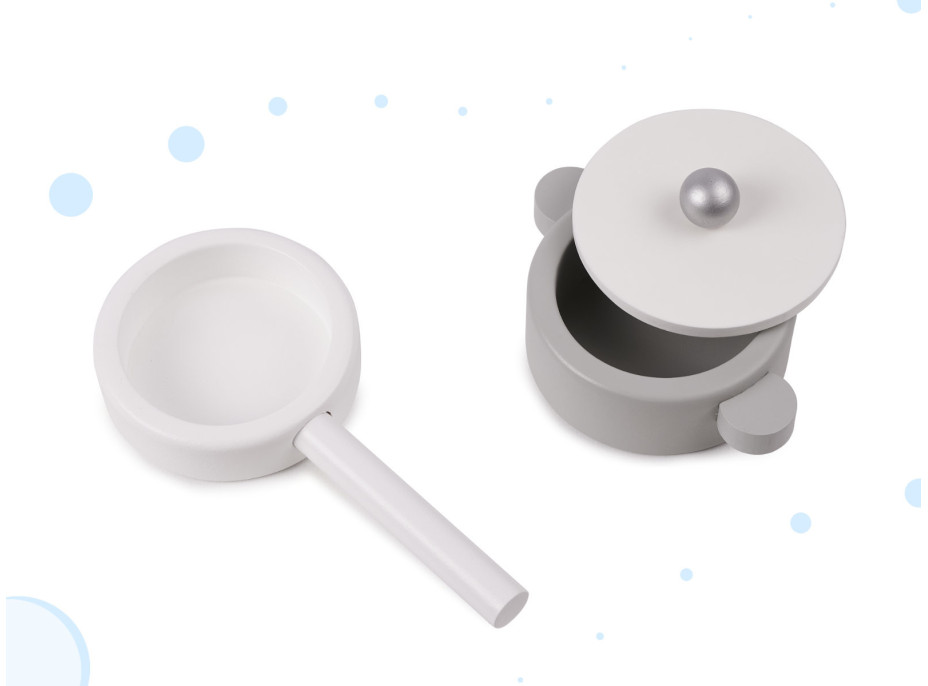 Dětská dřevěná kuchyňka MDF MODERN CLASSIC + příslušenství