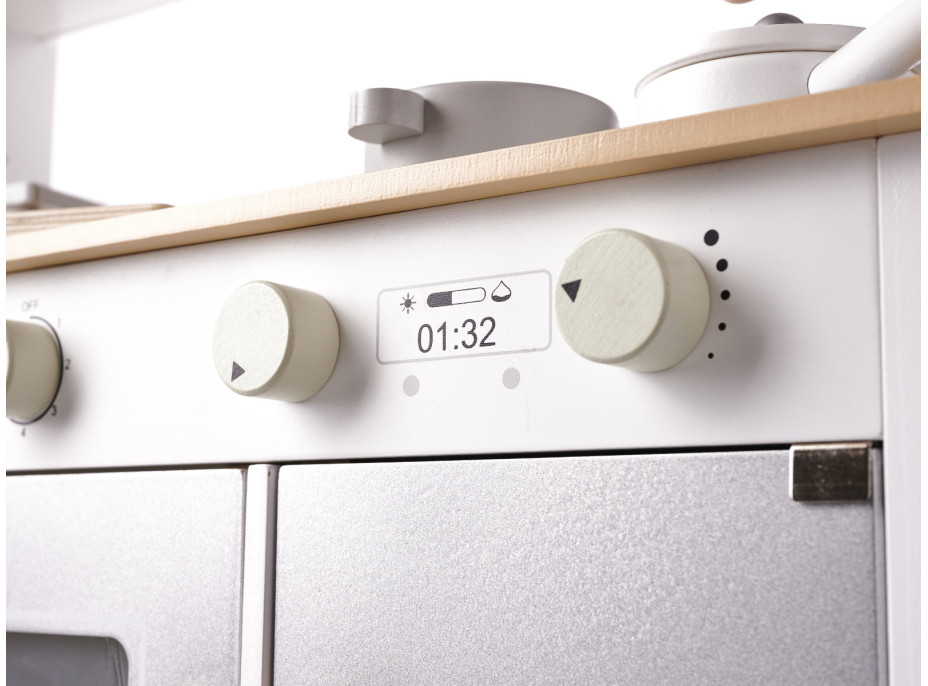 Dětská dřevěná kuchyňka MDF MODERN CLASSIC + příslušenství