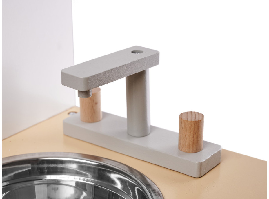 Dětská dřevěná kuchyňka MDF MODERN CLASSIC + příslušenství
