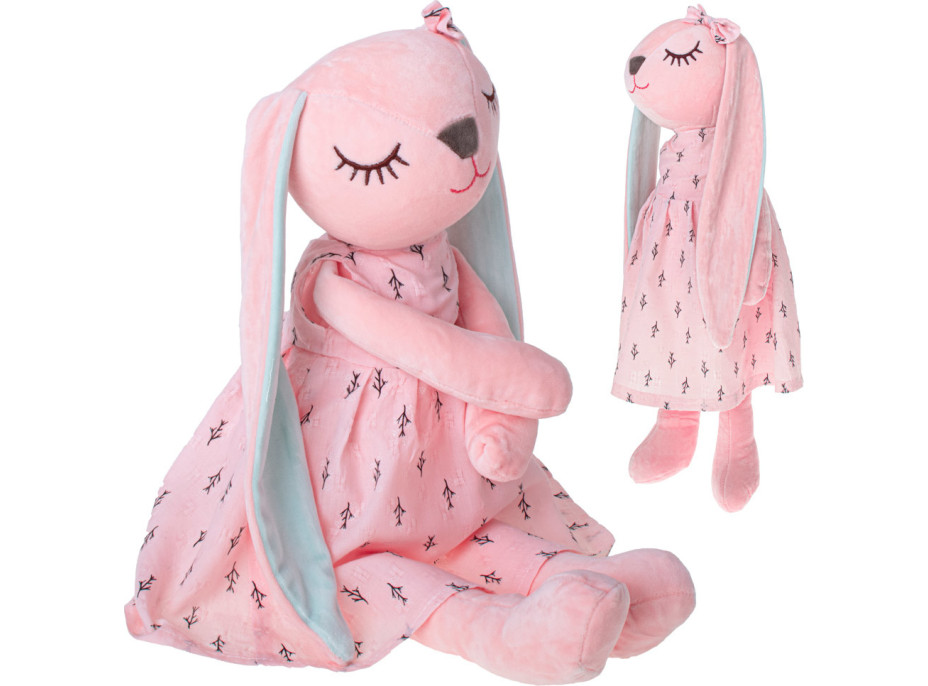 Plyšový králík 52 cm - růžový