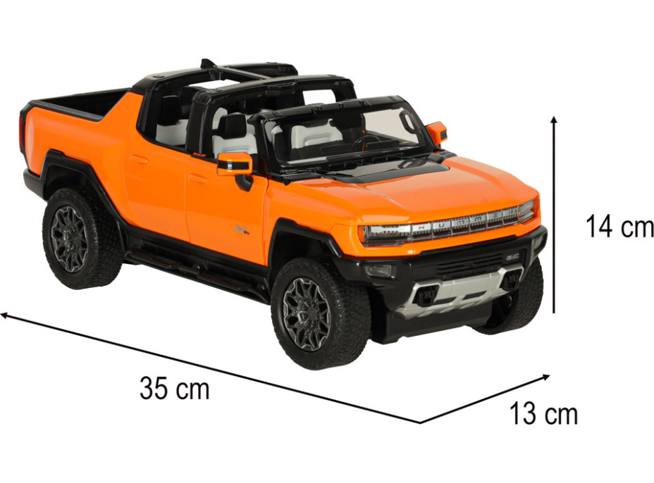 RC auto 1:16 Hummer EV - oranžové