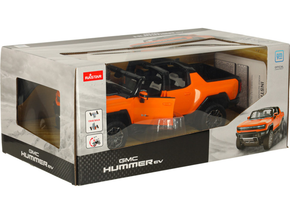 RC auto 1:16 Hummer EV - oranžové