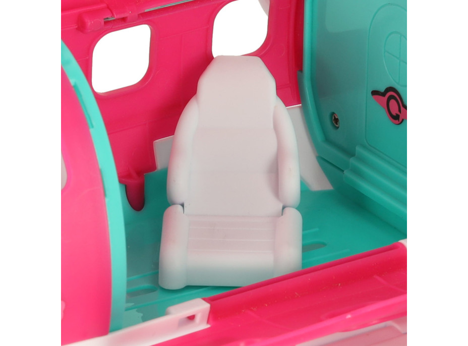 Letadlo pro panenky s letuškou - růžové