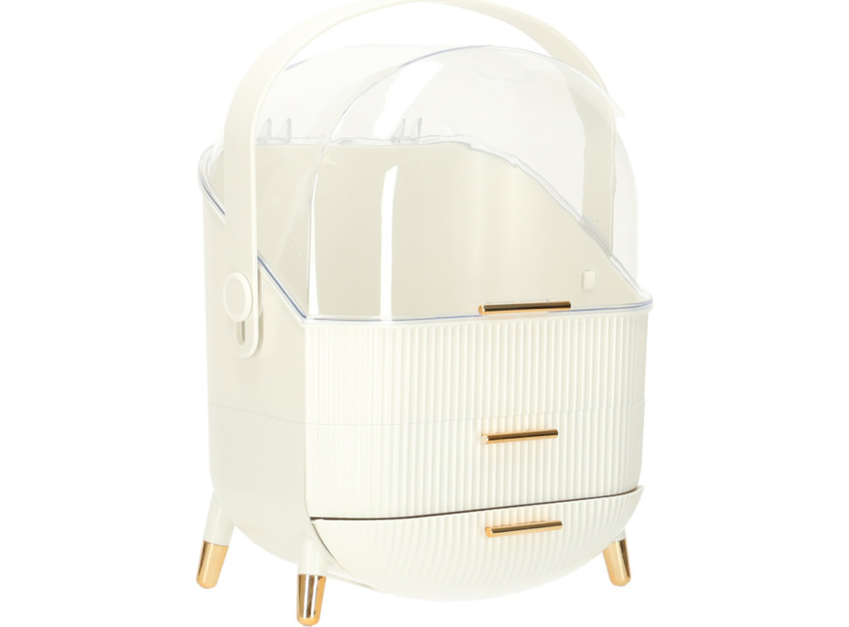 Organizér na kosmetiku - bílý