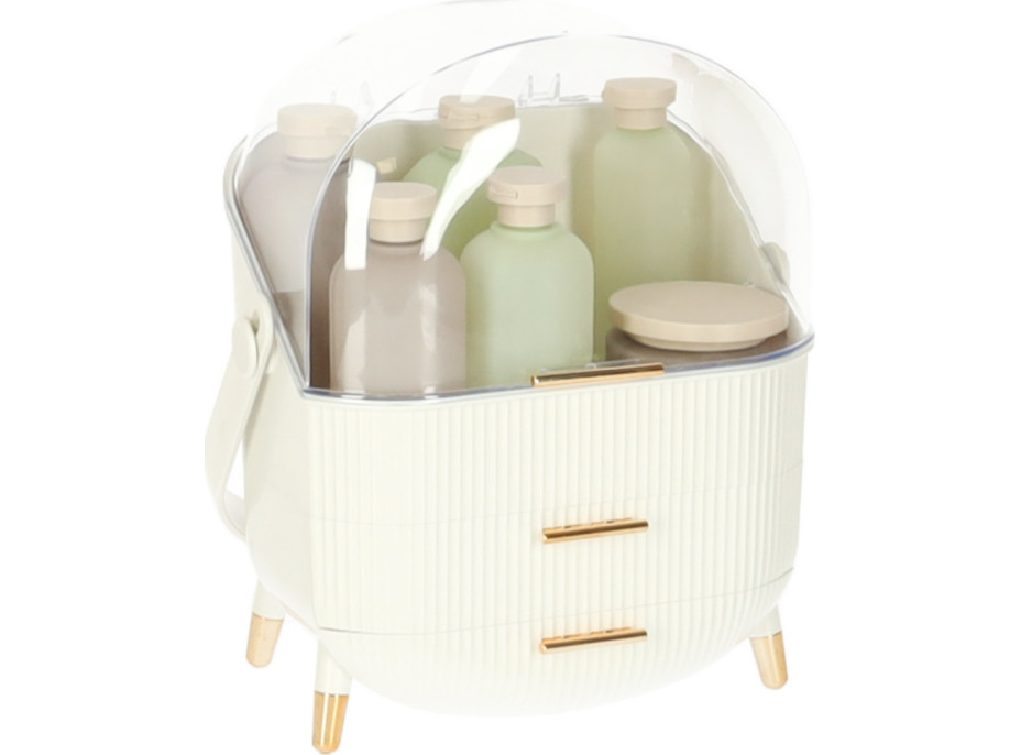 Organizér na kosmetiku - bílý