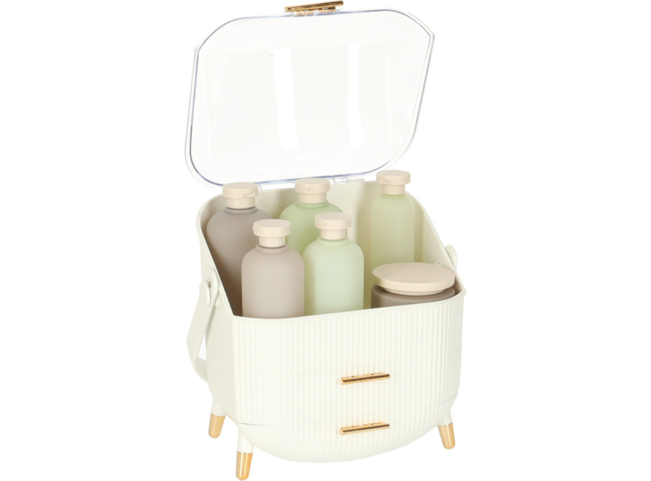 Organizér na kosmetiku - bílý