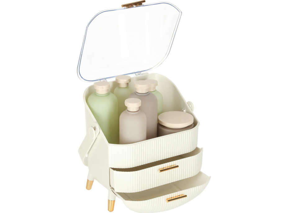 Organizér na kosmetiku - bílý