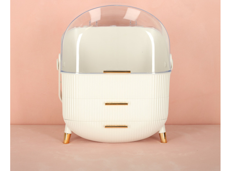 Organizér na kosmetiku - bílý