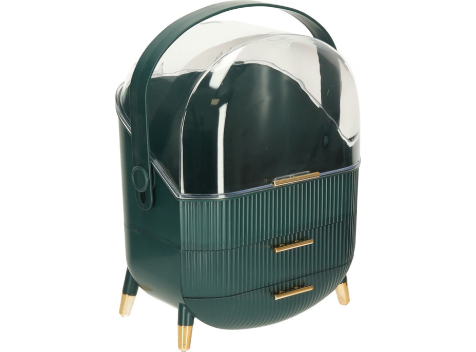 Organizér na kosmetiku - zelený