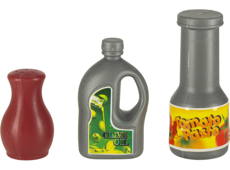 Potraviny ke krájení - zelenina, ovoce, pizza - 36 prvků