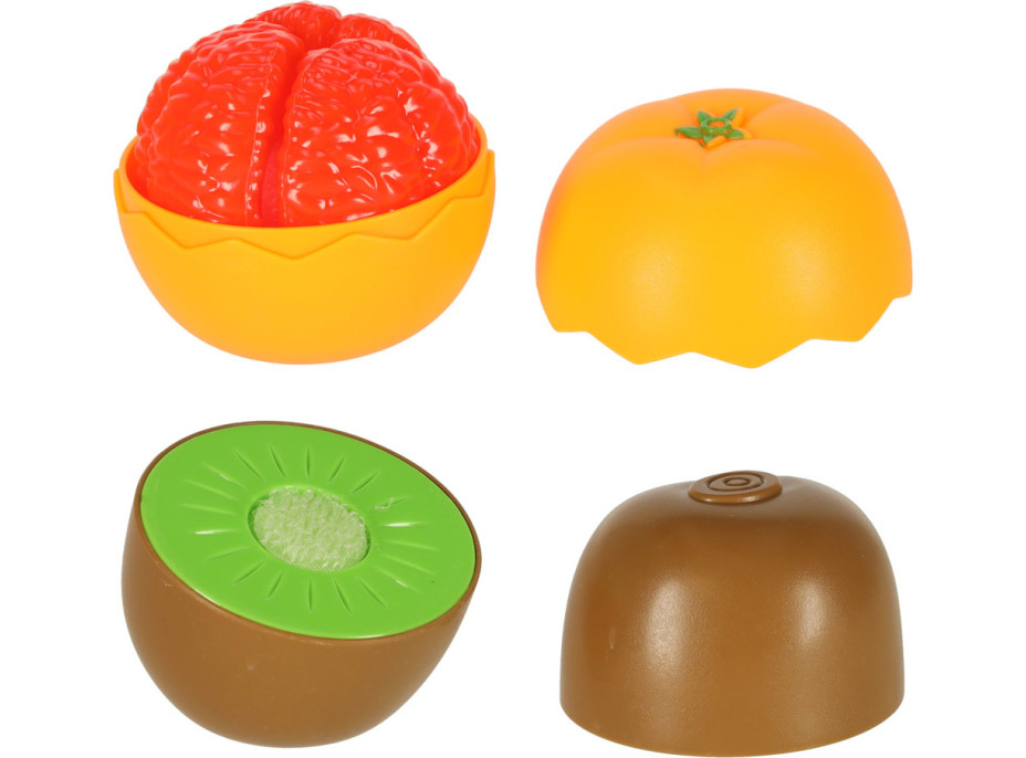 Potraviny ke krájení - zelenina, ovoce, pizza - 36 prvků